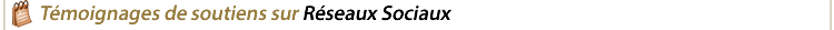 Témoignages réseaux sociaux
